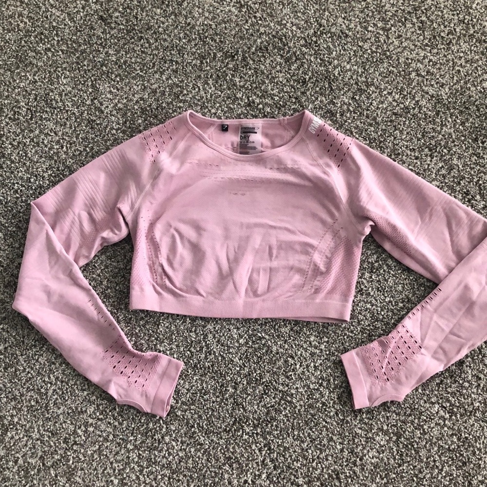 Gymshark long sleeve crop top